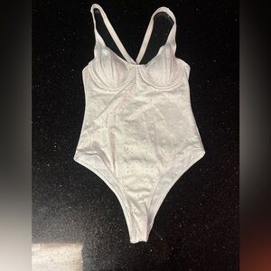 SHEIN White One Piece Swimsuit - NWOT